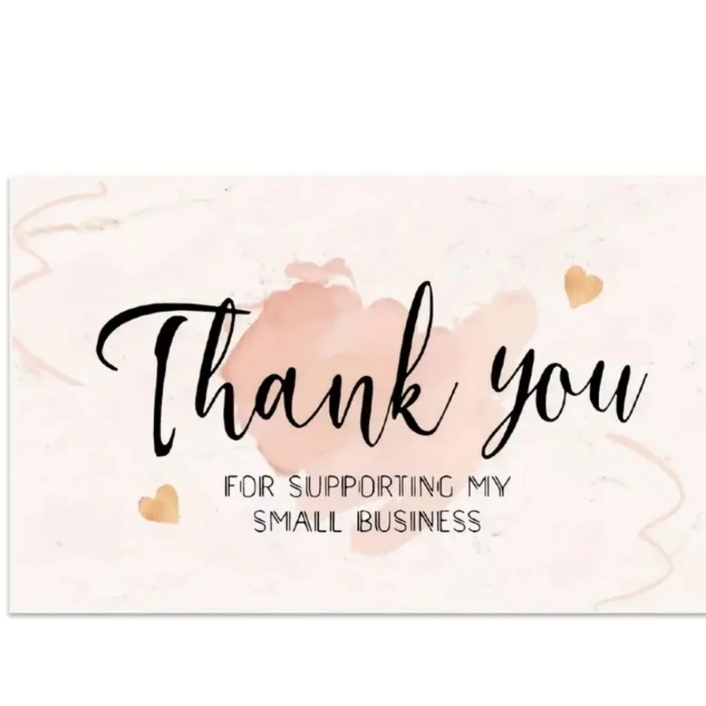 50 Thank Thank You Business Cards